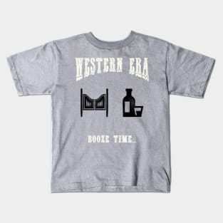 Western Era - Booze Time Kids T-Shirt